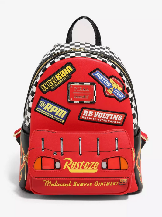 Loungefly Pixar Cars Lightning McQueen Rust-eze Light-up Mini Backpack - Sac à Dos