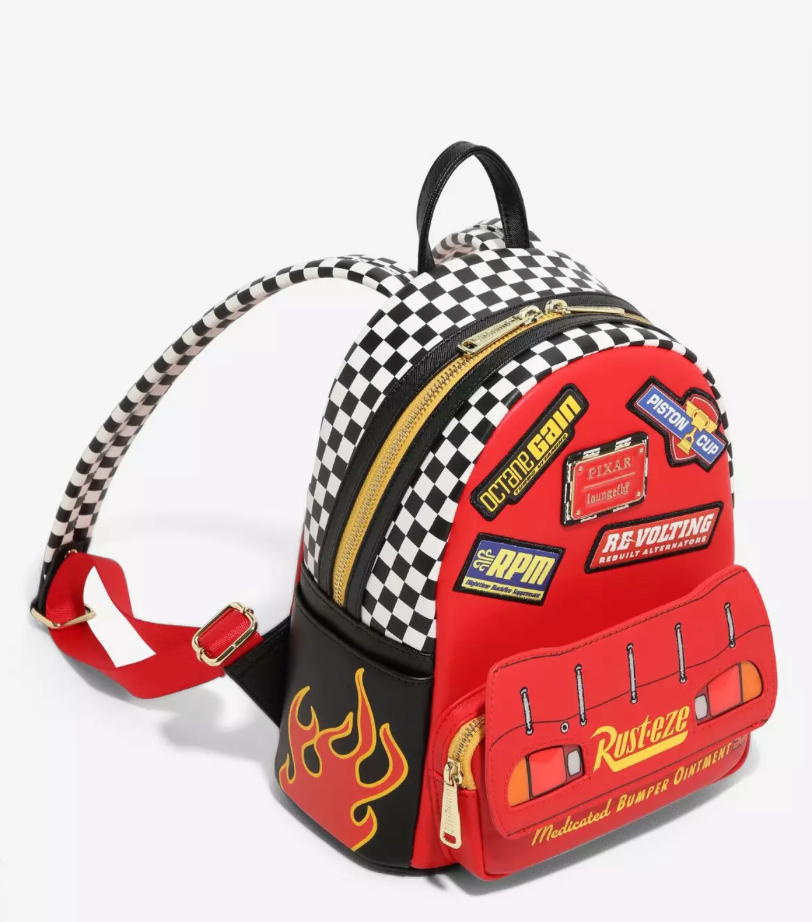 Loungefly Pixar Cars Lightning McQueen Rust-eze Light-up Mini Backpack - Sac à Dos