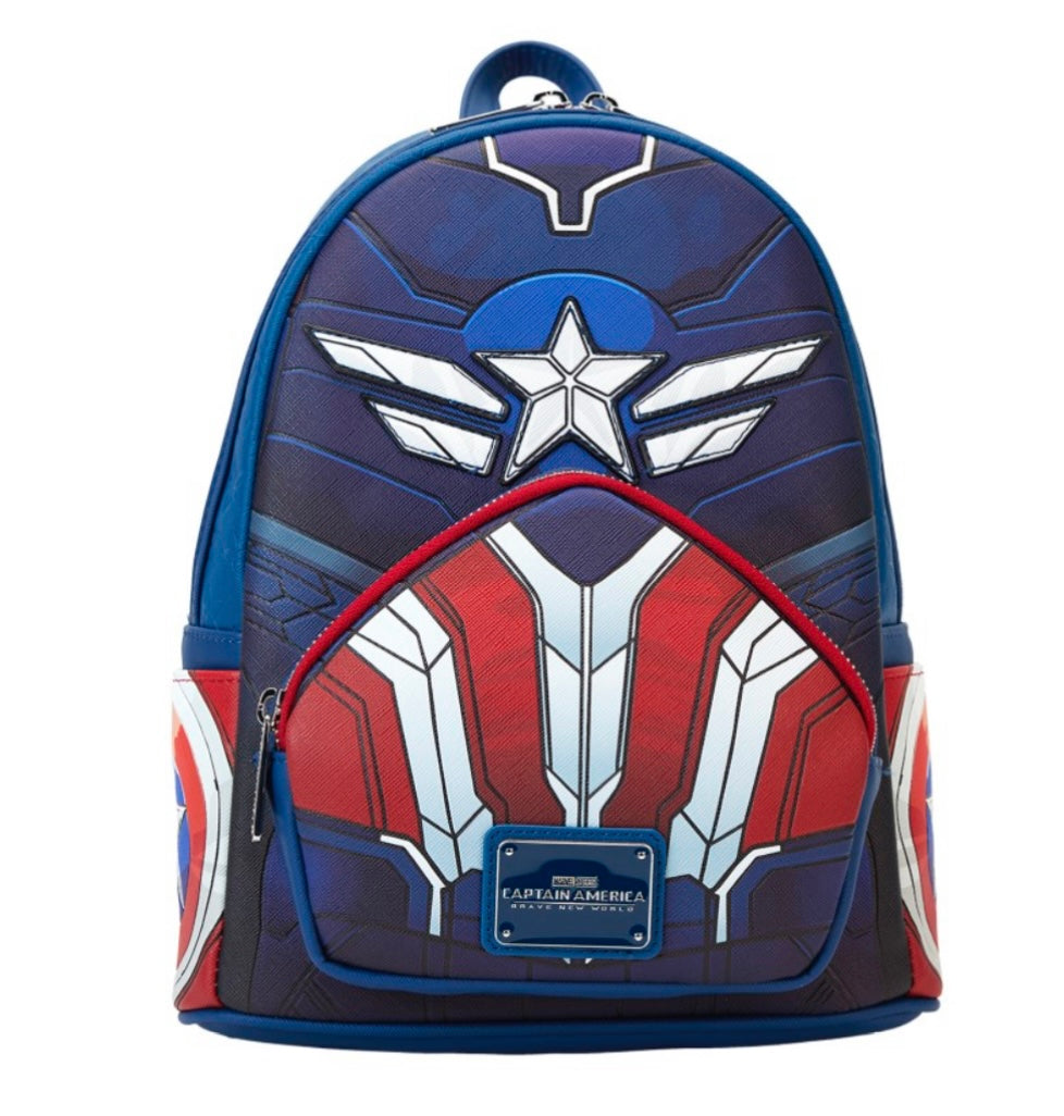 Loungefly Marvel Mini Backpack Captain America Brave New World - Sac à dos